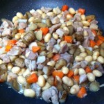 鶏肉と大豆の炒り煮